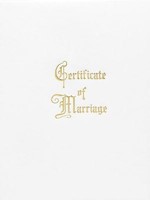 Traditional Steel-Engraved Marriage Certificate (Pkg of 3) (Miscellaneous Print)
