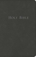 KJV Personal Size Giant Print Reference Bible Black, Bonded (Leather Binding)