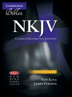 NKJV Clarion Reference Edition, Black Calf Split Leather (Leather Binding)