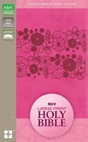 NIRV Large Print Holy Bible, Pink (Imitation Leather)