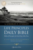NKJV Charles F. Stanley Life Principles Daily Bible, (Paperback)