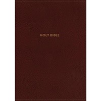 NKJV Deluxe Reference Bible Personal Size, Red (Imitation Leather)