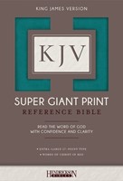 KJV Super Giant Print Reference Bible, Flexisoft, Turquoise (Flexisoft)