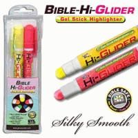 Bible Hi-Glider Yellow/Pink Gel