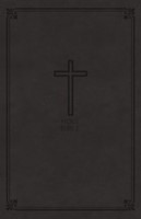 NKJV Value Thinline Bible, Black, Large Print, Red Letter Ed (Imitation Leather)