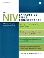 The NIV Exhaustive Bible Concordance, Third Edition (Hard Cover)