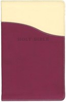 KJV Giant Print Personal Size Reference Bible, Raspberry (Flexisoft)