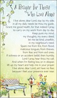 Prayer For Those Who Live Alone (pack of 20) (Miscellaneous Print)