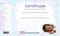Certificado de Presentacion de Ninos (Certificate)