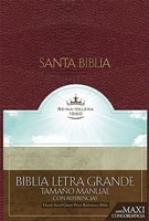 RVR 1960 Biblia Letra Granda Tamaño Manual con Referencias, (Imitation Leather)