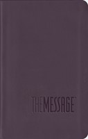 Message Bible,  Compact, Imitation Leather, Purple (ITPE)