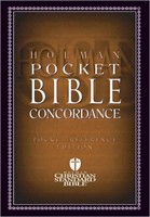 HCSB Pocket Bible Concordance (Paperback)