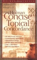 Holman Concise Topical Concordance (Hard Cover)