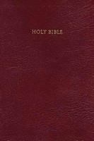 KJV Ultraslim Ref Bible, Bonded Leather Burgundy, Indexed