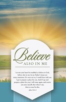 Believe Also In Me Bulletin (Pack of 100) (Bulletin)