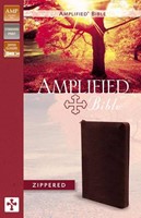 Amplified Zippered Collection Bible (Bonded Leather)