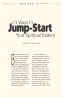 23 Ways to Jump-Start Your Spiritual Battery (Pamphlet)