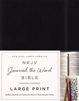 NKJV Journal the Word Bible Large Print HB (Hard Cover)