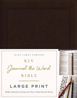 KJV Journal the Word Bible Large Print (Bonded Leather)
