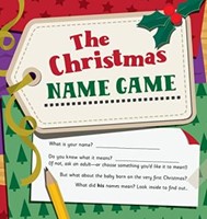 Christmas Name Game  (Pack of 25) (Paperback)