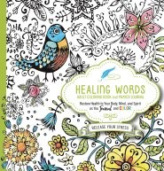 Healing Words Adult Coloring Book And Prayer Journal (Paperback)