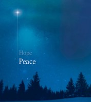 Peace Star Advent Bulletin Large (Pack of 50) (Bulletin)