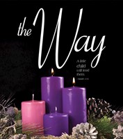 The Way Advent Candle Sunday 2 Bulletin, Large (Pkg of 50) (Bulletin)