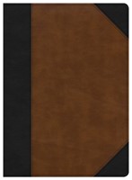 CSB Study Bible, Black/Tan LeatherTouch (Imitation Leather)