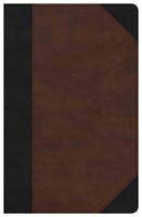 CSB Ultrathin Reference Bible, Black/Tan, Deluxe Edition (Imitation Leather)