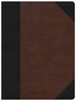 CSB Tony Evans Study Bible, Black/Brown LeatherTouch (Imitation Leather)
