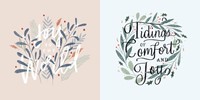 Floral Foliage Christmas Cards (Pack of 10)