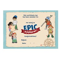 Epic Explorers Certificates (Pack of 10) (Certificate)
