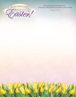 Celebrate Easter! Letterhead (Pack of 100) (Bulletin)