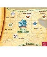 Miracle of Jesus Map of Bethlehem (pack of 10) (General Merchandise)