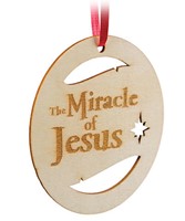 Miracle of Jesus Ornament (pack of 10) (General Merchandise)