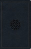 ESV Large Print Value Thinline Bible, TruTone, Navy (Imitation Leather)