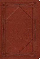 ESV Value Large Print Compact Bible, Tan, Window Design (Imitation Leather)