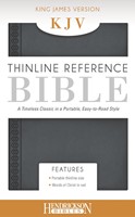 KJV Thinline Reference Bible, Grey (Flexisoft)