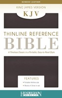 KJV Thinline Reference Bible, Burgundy (Bonded Leather)