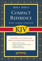 KJV Compact Reference Bible, Burgundy (Bonded Leather)