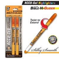 Bible Hi-Glider Orange 2 pack (Pen)