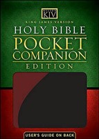 KJV Holy Bible Pocket Companion Black (Imitation Leather)