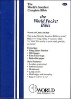 The World Pocket Bible KJV (Leather Binding)