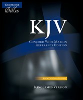 KJV Concord Wide Margin Reference Bible, Black Leather (Leather Binding)