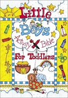 Little Boys Activity Bible for Toddlers (Hard Cover)