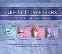 Great Composers 4CD Set (CD-Audio)
