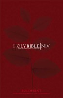 NIV Bold Print Reference Bible with Concordance (Hard Cover)