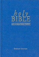 NIV Compact Bible Blue (Hard Cover)