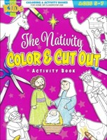The Nativity Color and Cut Out Activity Book (Paperback)