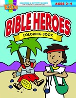 Bible Heroes Coloring Book (Paperback)
